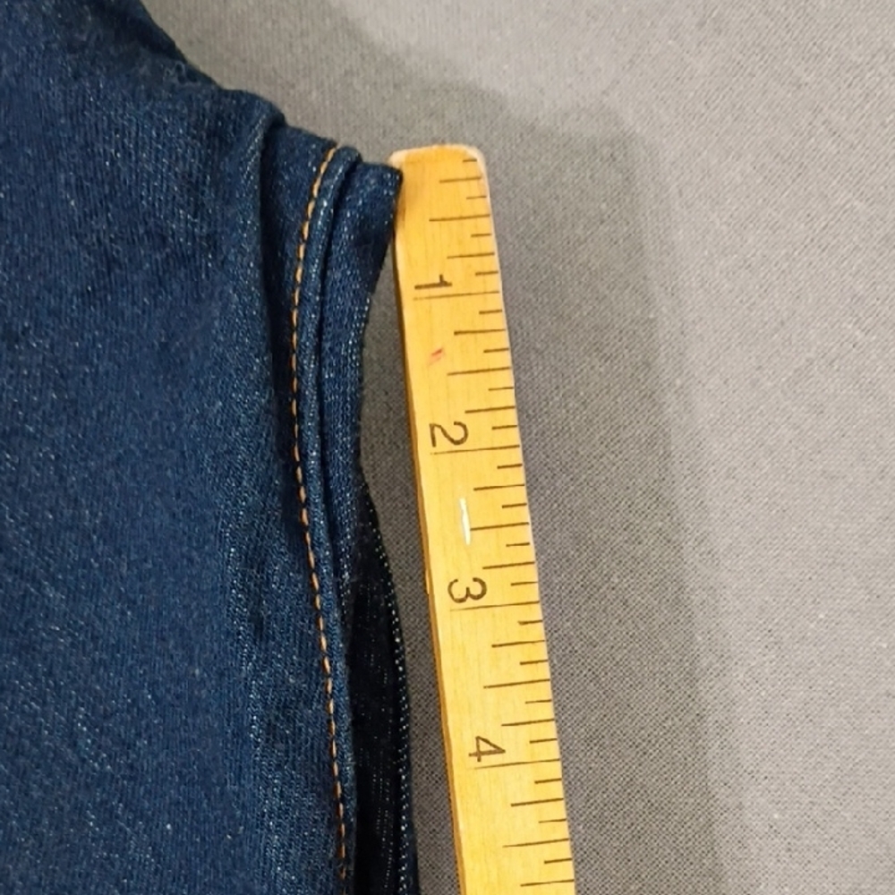 Levi's 501 Men's Dark Blue Straight Jeans Button Fly Size 32 - Picture 9 of 11